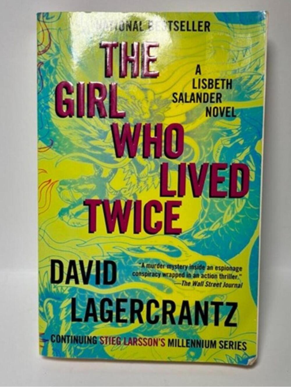 The Girl Who Lived Twice by David Lagercrantz Millennium Series Trade Paperback